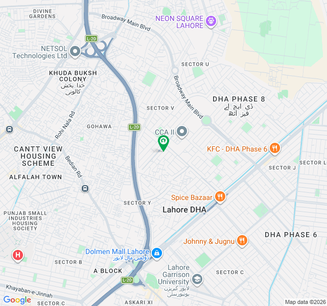 ڈی ایچ اے فیز 8 ڈی ایچ اے ڈیفینس,لاہور میں 1 کنال صنعتی زمین 6.35 کروڑ میں برائے فروخت۔