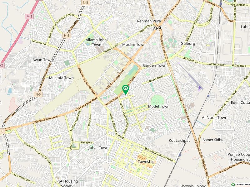 1 Kanal Ideal Location Plot With All Utility Connections With Approved Map For Sale In L Block Model Town Ext Lahore