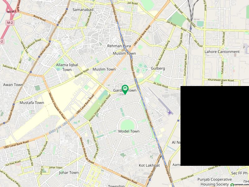 گارڈن ٹاؤن - بابر بلاک گارڈن ٹاؤن لاہور میں 1.05 کنال رہائشی پلاٹ 4.5 کروڑ میں برائے فروخت۔