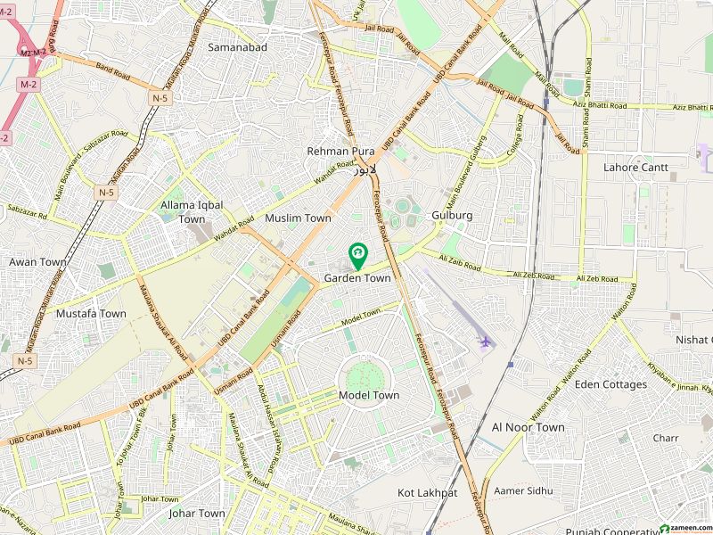 Garden Town. 1. Kanal Upper Portion Garden Town. 1. Kanal Upper Portion