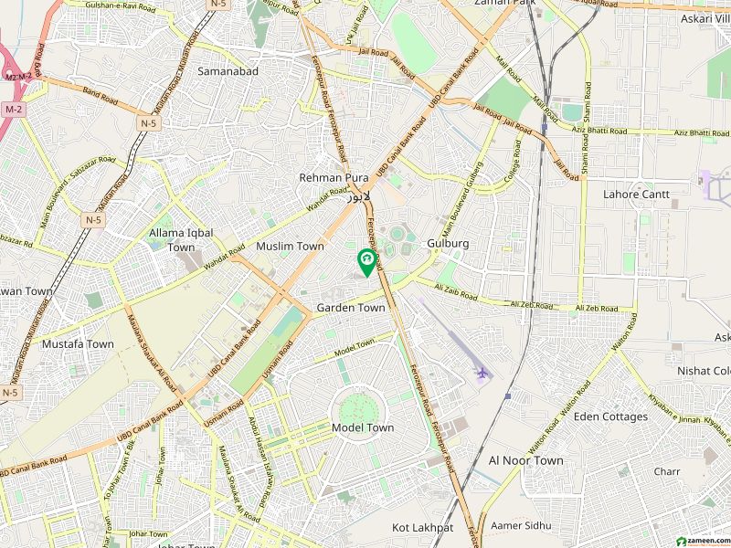 گارڈن ٹاؤن - گارڈن بلاک گارڈن ٹاؤن لاہور میں 4 کمروں کا 1 کنال مکان 4.5 کروڑ میں برائے فروخت۔