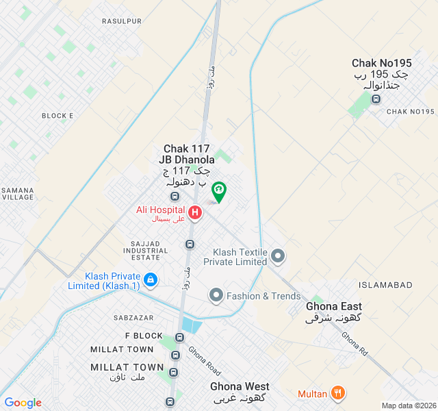 دھنولا فیصل آباد میں 5 مرلہ رہائشی پلاٹ 37.95 لاکھ میں برائے فروخت۔