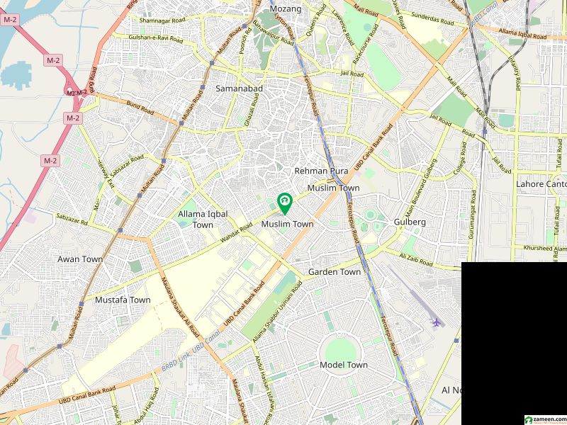نیو مسلم ٹاؤن لاہور میں 1 کنال رہائشی پلاٹ 6.75 کروڑ میں برائے فروخت۔