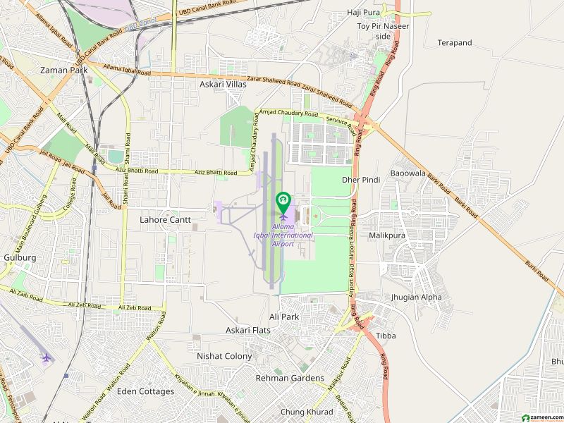 Corner Location Near Allama Iqbal Airport 390 Marla Commercial Plot For Sale