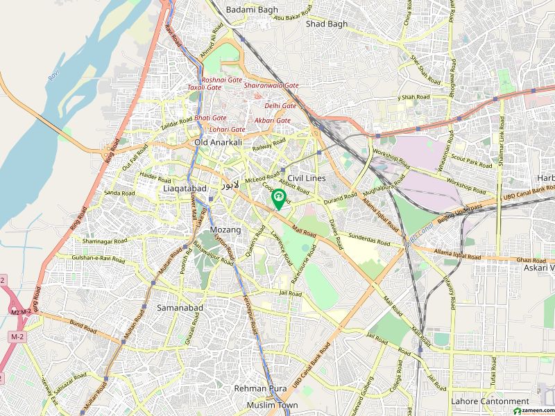 مال روڈ لاہور میں 1 کنال کمرشل پلاٹ 24.0 کروڑ میں برائے فروخت۔