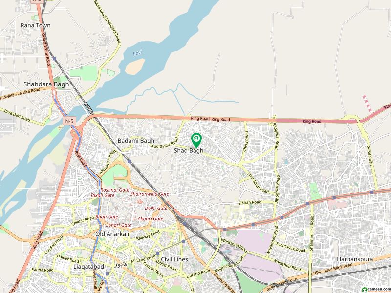 شادباغ . بلاک جی ٹی وی پی ایل شادباغ لاہور میں 5 مرلہ رہائشی پلاٹ 15 لاکھ میں برائے فروخت۔