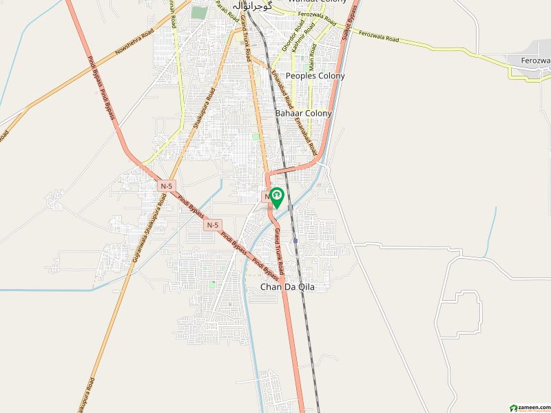 مال آف گوجرانوالا جی ٹی روڈ,گوجرانوالہ میں 8 مرلہ کمرشل پلاٹ 1.45 کروڑ میں برائے فروخت۔