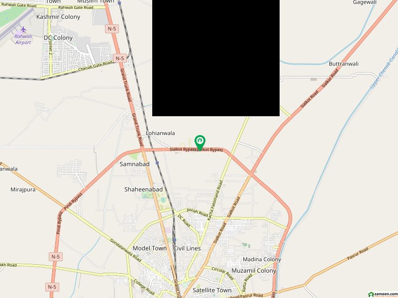 سیالکوٹ بائی پاس گوجرانوالہ میں 1 کنال کمرشل پلاٹ 16.8 کروڑ میں برائے فروخت۔