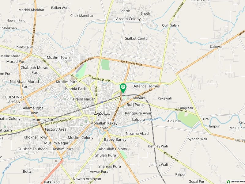 جناح پارک کالونی نمبر 2 سیالکوٹ میں 2.5 کنال کمرشل پلاٹ 16.5 کروڑ میں برائے فروخت۔