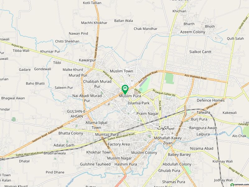 کوٹلی بہرام کشمیر روڈ سیالکوٹ میں 3 مرلہ عمارت 6 کروڑ میں برائے فروخت۔