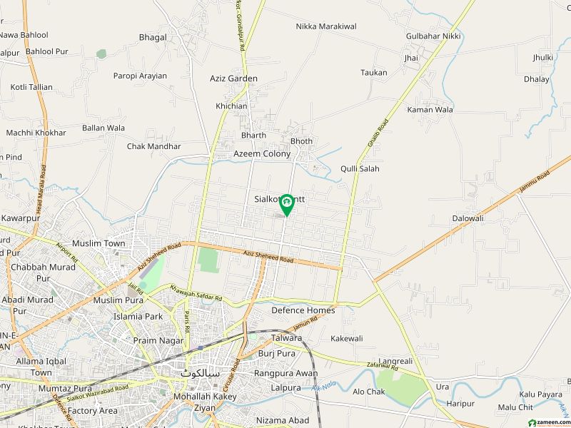 Plot For Sale Catt Area Good Location In Cantt Sialkot