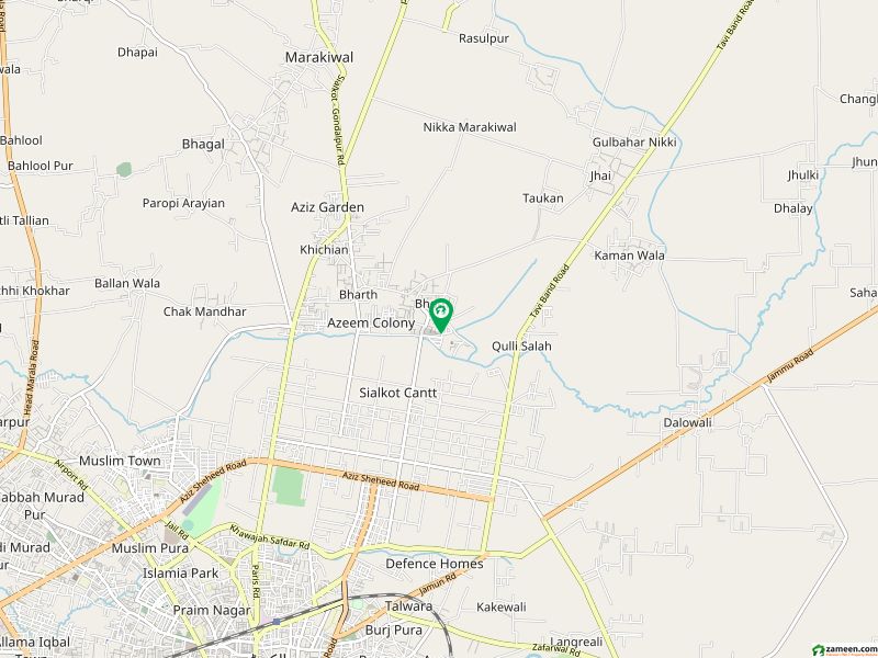 10 Marla Residential Plot Available For Sale In Cantt Avenue Sialkot Cantt