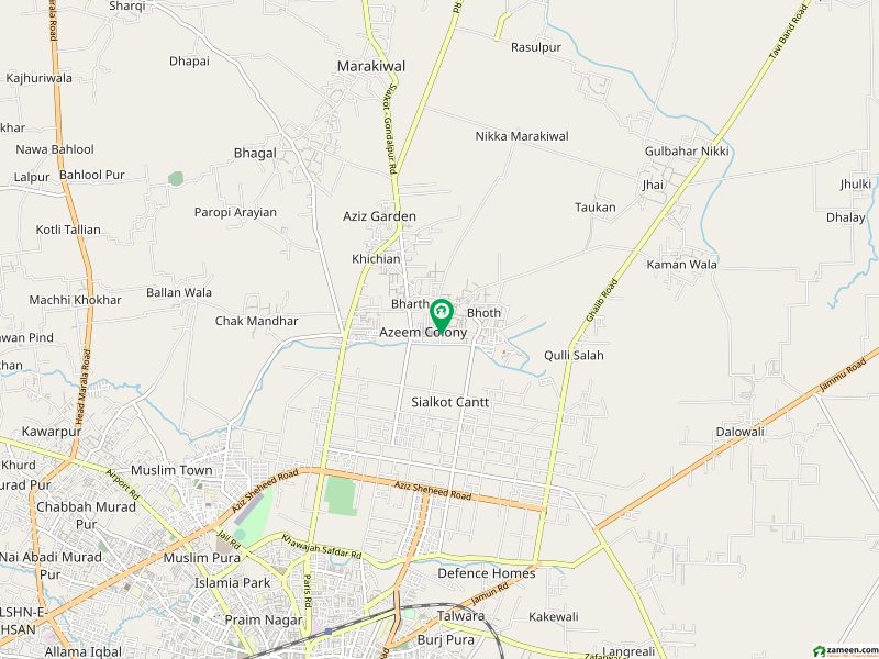 4.5 Marla Residential Plot In Azeem Colony Sialkot