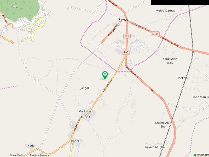 ہاکس میلبورن چک بیلی روڈ راولپنڈی میں 7 مرلہ رہائشی پلاٹ 24.5 لاکھ میں برائے فروخت۔