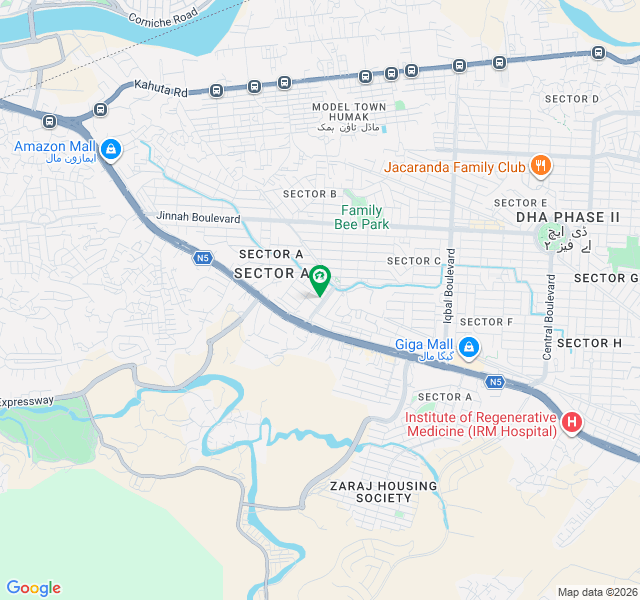 Exclusive 1 Kanal Plot for Sale in DHA II Sector G Perfect for Family Living or Investment map