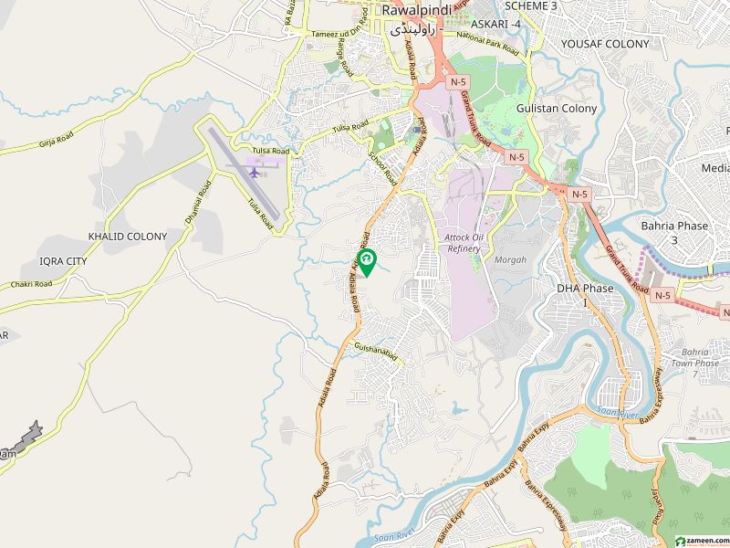 جنجوعہ ٹاؤن راولپنڈی میں 5 مرلہ رہائشی پلاٹ 22.5 لاکھ میں برائے فروخت۔