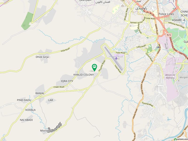 شادمان ٹاؤن راولپنڈی میں 3 مرلہ رہائشی پلاٹ 14.5 لاکھ میں برائے فروخت۔