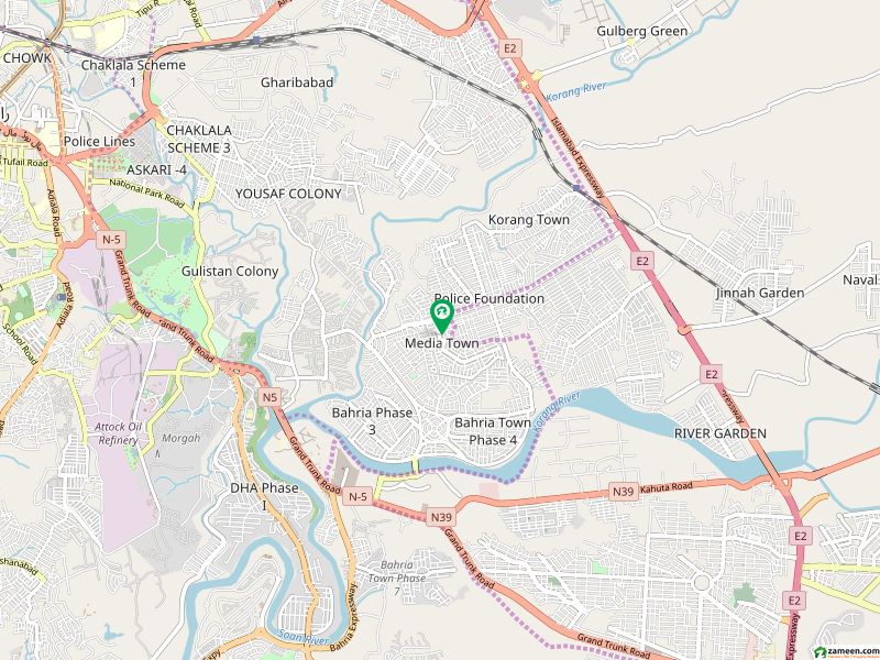 میڈیا ٹاؤن ۔ بلاک بی میڈیا ٹاؤن راولپنڈی میں 12 مرلہ رہائشی پلاٹ 2.4 کروڑ میں برائے فروخت۔