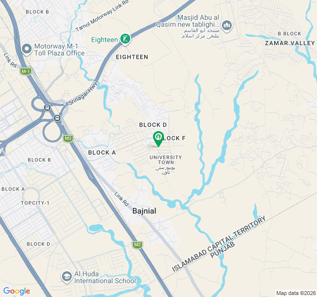 Spacious Residential Plot Is Available For sale In Ideal Location Of University Town - Block E
