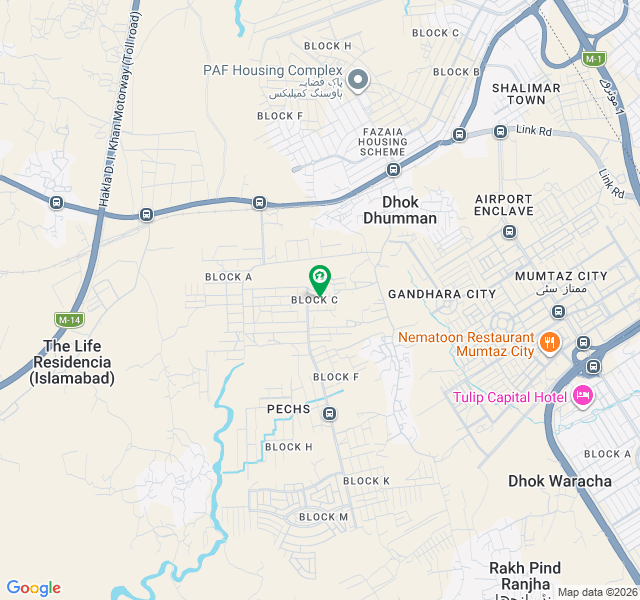Plot in PECHS, Near New Airport