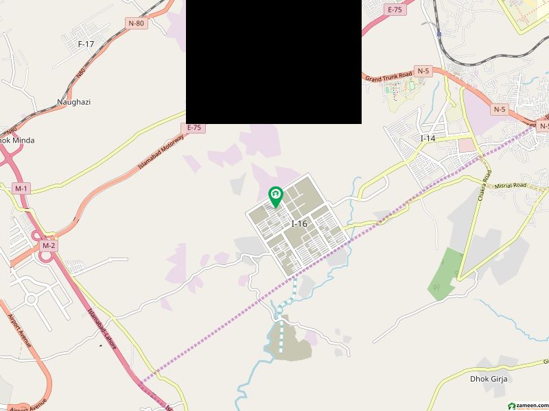 Park-Facing Plot for Sale I-16/2, Islamabad