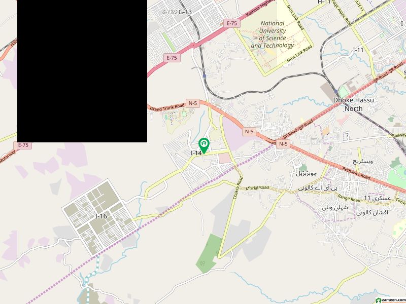 آئی ۔ 14 اسلام آباد میں 7 مرلہ رہائشی پلاٹ 1.2 کروڑ میں برائے فروخت۔