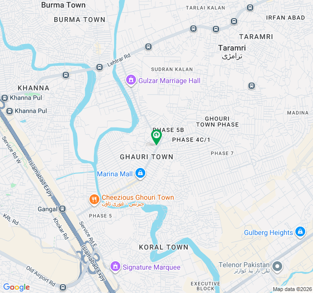 7 Marla Upper Portion For Rent Ghauri Town Phase 5B, Islamabad