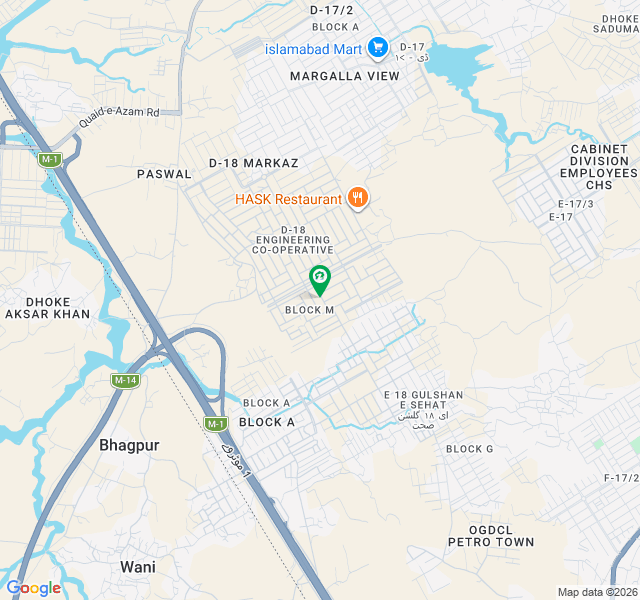 انجنیئرز کوآپریٹو ہاؤسنگ ڈی ۔ 18,اسلام آباد میں 12 مرلہ رہائشی پلاٹ 80.0 لاکھ میں برائے فروخت۔ انجنیئرز کوآپریٹو ہاؤسنگ ڈی ۔ 18,اسلام آباد میں 12 مرلہ رہائشی پلاٹ 80.0 لاکھ میں برائے فروخت۔