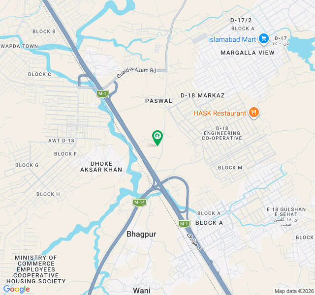 ڈی ۔ 18 اسلام آباد میں 1 کنال رہائشی پلاٹ 1.24 کروڑ میں برائے فروخت۔ ڈی ۔ 18 اسلام آباد میں 1 کنال رہائشی پلاٹ 1.24 کروڑ میں برائے فروخت۔