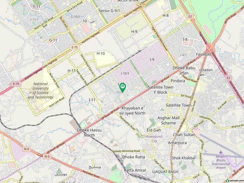 I 10 Map Islamabad Residential Plot No 1276C At Sector I-10/1 - Street 93 Azhar Mahmood I-10/1,  I-10, Islamabad Id5762729 - Zameen.com