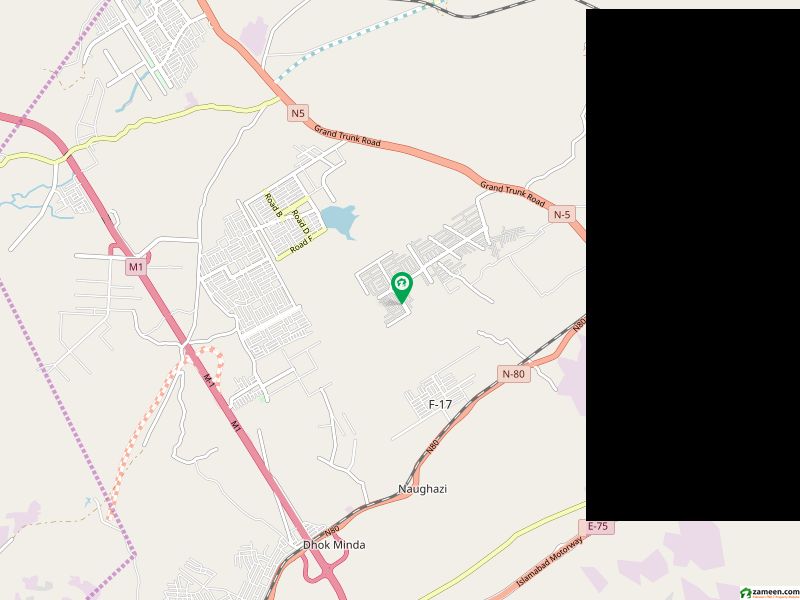 Corner+Main Road Kanal Plot Available