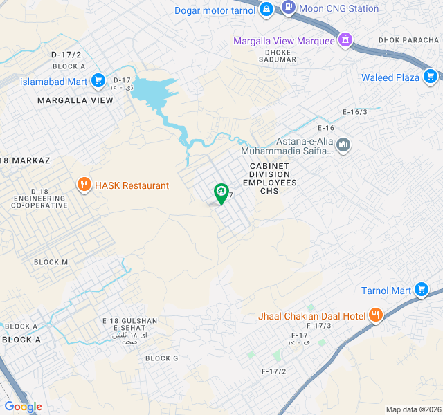 Plot For Sale in E-17/3