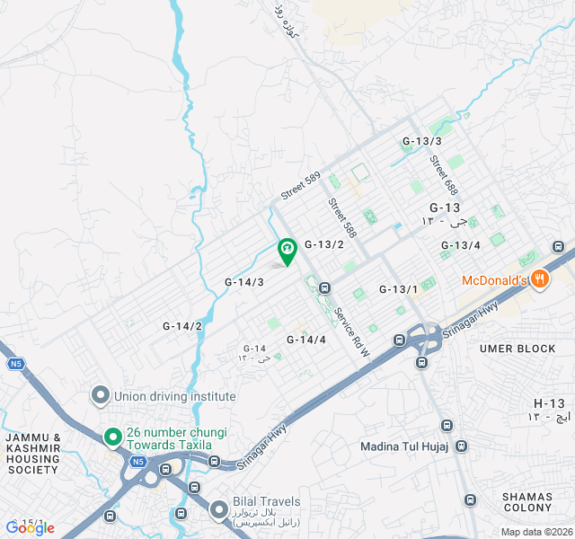 G-14/3 1 Kanal 50x90 Plot For Sale