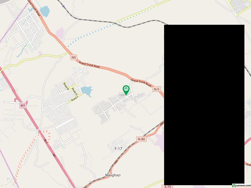 1 Kanal Investor Rate Plot in Starting Street 1 Kanal Investor Rate Plot in Starting Street