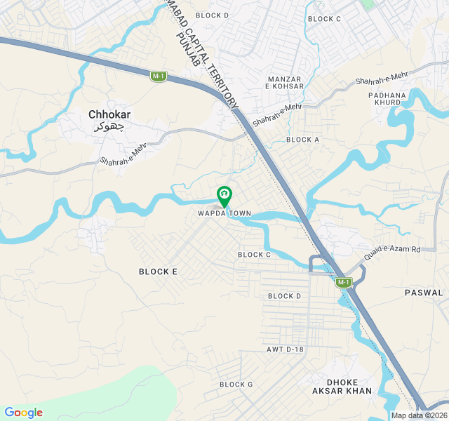 1 Kanal Plot For Sale In Wapda Town