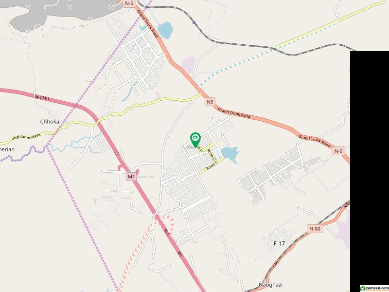 ڈی ۔ 17 اسلام آباد میں 14 مرلہ رہائشی پلاٹ 1.5 کروڑ میں برائے فروخت۔