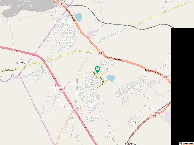 ڈی ۔ 17 اسلام آباد میں 9 مرلہ رہائشی پلاٹ 1.35 کروڑ میں برائے فروخت۔