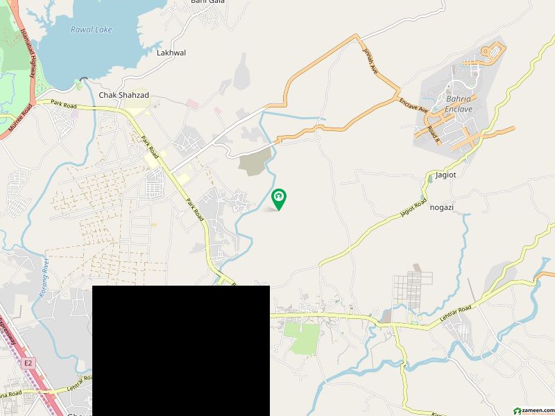 Park Road Housing Scheme Block-E(32*70)=10-Marla Park Facing Plot For Sale