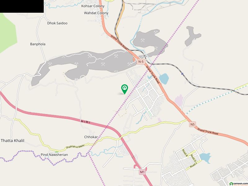 BLOCK C 1 KANAL TOP LOCATION PLOT
