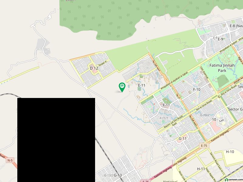 10.88 Marla VIP CDA Plot near Margalla Road
