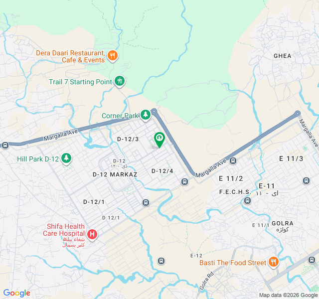 10 Marla Plot (35x70) In D-12/4 ,Islamabad