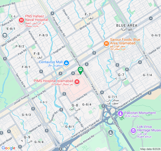 Furnished Office In Blue Area