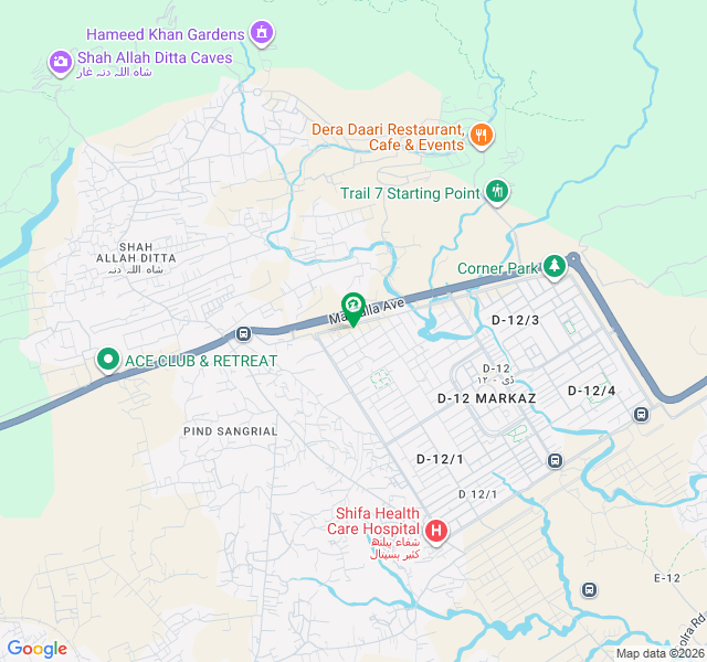 ڈی ۔ 12/2 ڈی ۔ 12,اسلام آباد میں 1 کنال رہائشی پلاٹ 10.35 کروڑ میں برائے فروخت۔