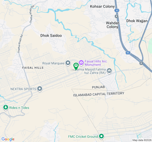 5 Marla Plot In Faisal Hills A Block 5 Marla Plot In Faisal Hills A Block