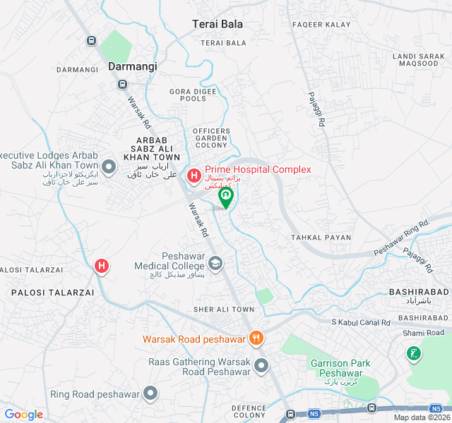 آفیسرز ہوم سوسائٹی ورسک روڈ,پشاور میں 5 مرلہ رہائشی پلاٹ 1.25 کروڑ میں برائے فروخت۔