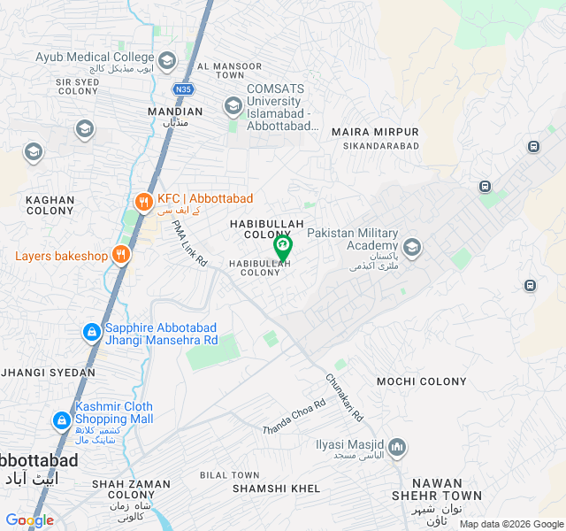 حبیب اللہ کالونی ایبٹ آباد میں 7 کمروں کا 10 مرلہ مکان 3.5 کروڑ میں برائے فروخت۔ حبیب اللہ کالونی ایبٹ آباد میں 7 کمروں کا 10 مرلہ مکان 3.5 کروڑ میں برائے فروخت۔