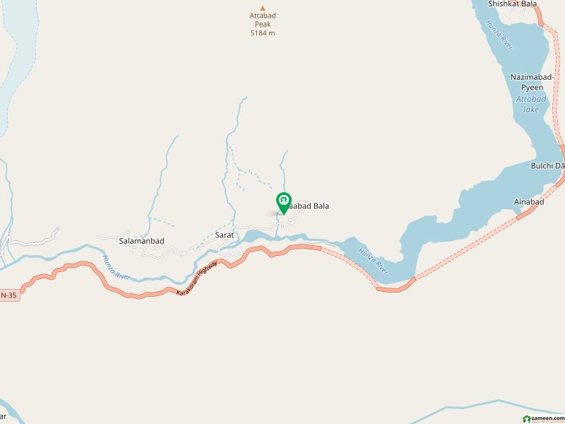 Commercial Plot For Sale in Atta Abad Lake Hunza 9 Kanals
